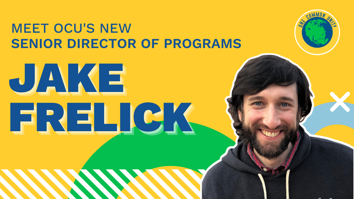 One Common Unity is proud to announce their new Senior Director of Programs, Jake Frelick, LICSW.